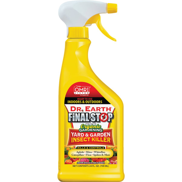 Dr. Earth Final Stop 24 Oz. Ready To Use Trigger Spray Yard & Garden Organic Insect Killer
