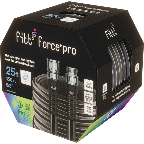 Fitt Force Pro 5/8 In. x 25 Ft. Commercial Grade Hose