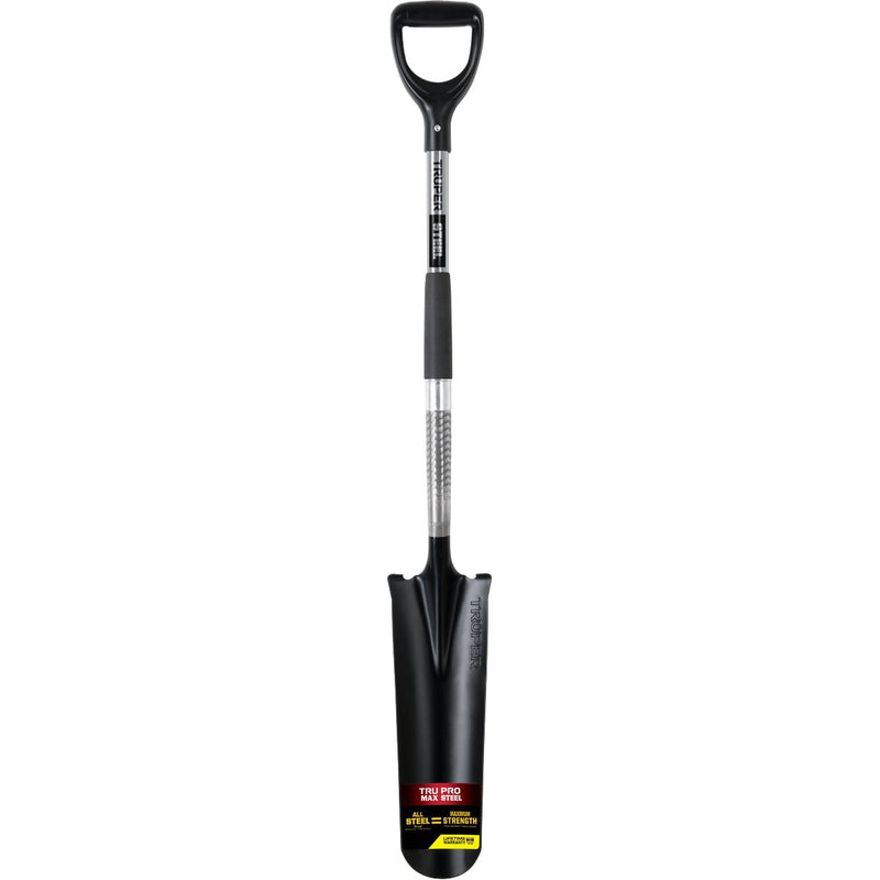 Truper Tru Pro Max Steel 32 In. D-Handle Drain Spade