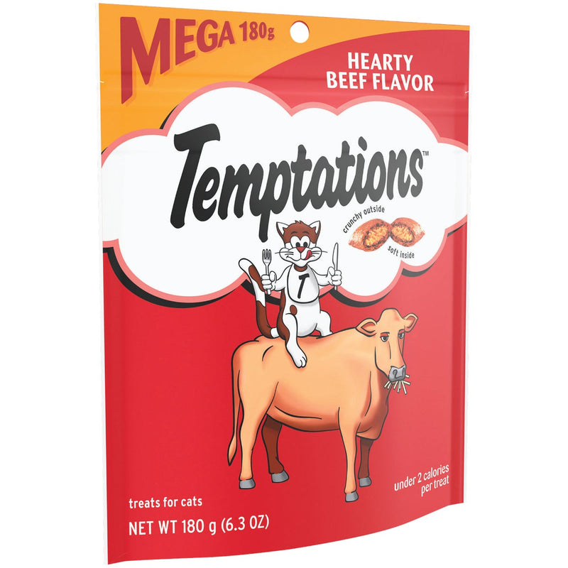 Temptations Hearty Beef 6.3 Oz. Cat Treats