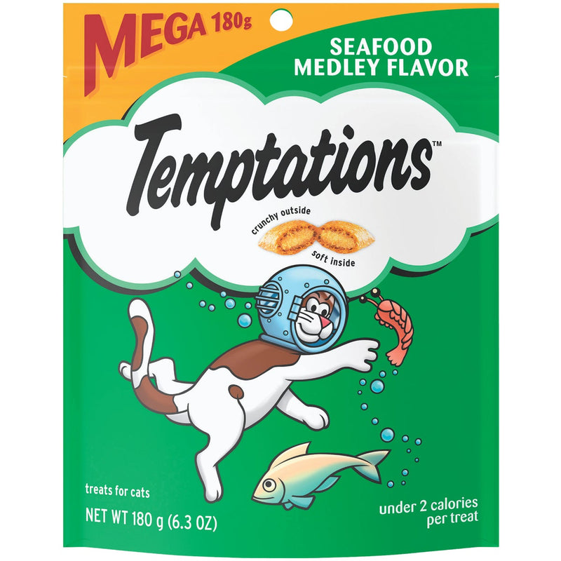 Temptations Seafood Medley 6.3 Oz. Cat Treats