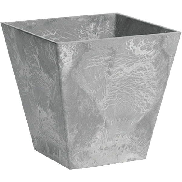 Novelty ArtStone Ella 10 In. W. x 9.75 In. H. x 10 In. L. Gray Resin Planter