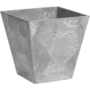 Novelty ArtStone Ella 10 In. W. x 9.75 In. H. x 10 In. L. Gray Resin Planter