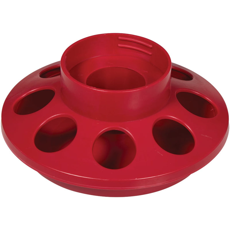 Farm-Tuff 1 Qt. Capacity Polypropylene Poultry Feeder Base