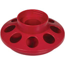 Farm-Tuff 1 Qt. Capacity Polypropylene Poultry Feeder Base