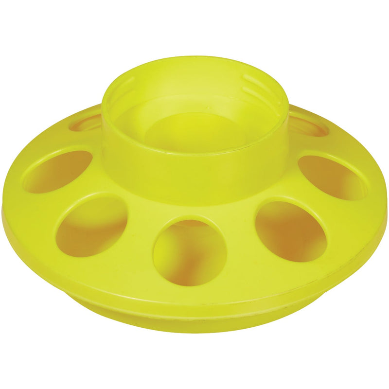 Farm-Tuff 1 Qt. Capacity Polypropylene Poultry Feeder Base