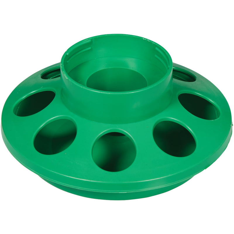 Farm-Tuff 1 Qt. Capacity Polypropylene Poultry Feeder Base