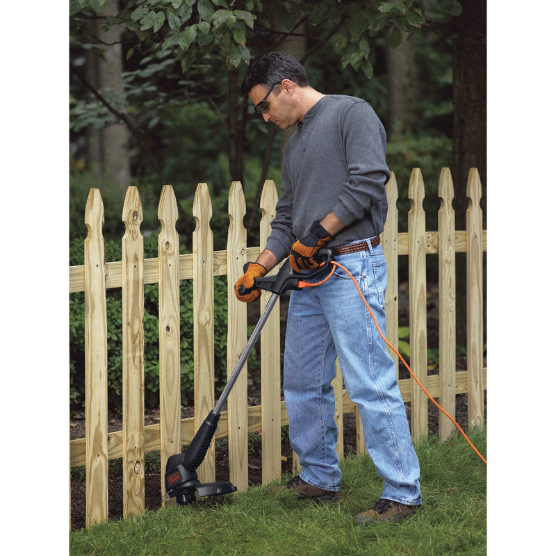 Black & Decker 12 In. 3.5-Amp Corded Electric String Trimmer Edger