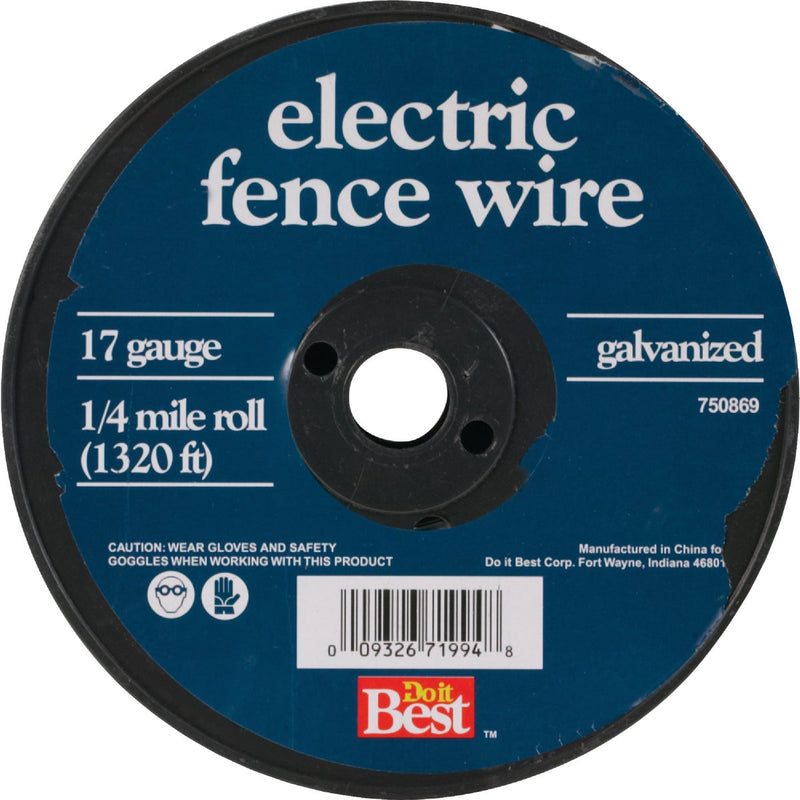 Keystone Red Brand 1/4-Mile x 17 Ga. Steel Electric Fence Wire