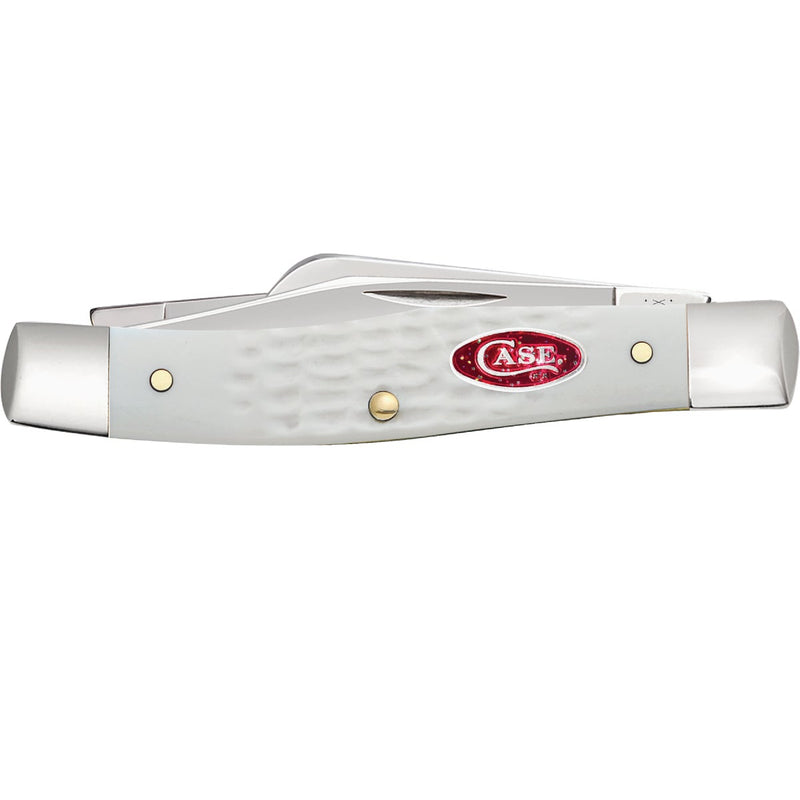 Case SparXX 2.57 In. Standard Jig White Synthetic Medium Stockman Pocket Knife