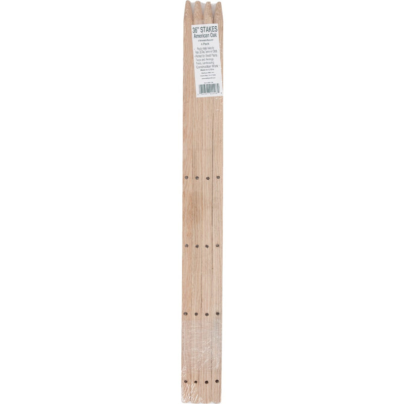 Madison Mill 36 In. Oak Wood Plant Stake (4-Pack)