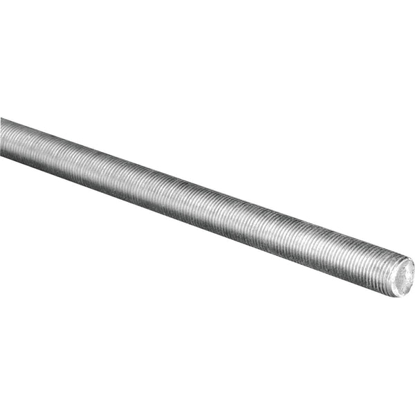 Hillman Steelworks 7/16 In. x 3 Ft. Steel Fine Threaded Rod
