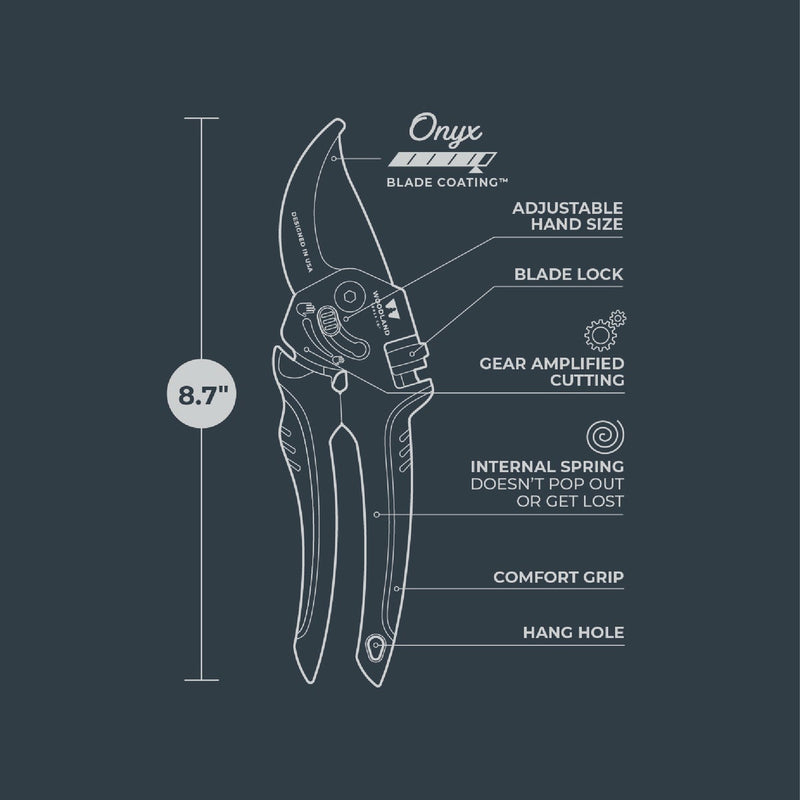 Woodland 8.75 In. MaxForce Gear'd Bypass Pruner