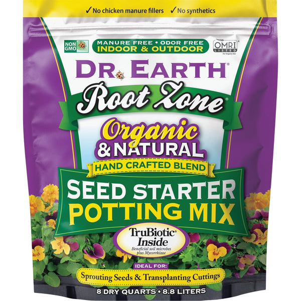 Dr. Earth Root Zone 8 Qt. 1/3 Lb. Organic Seed Starter Potting Soil