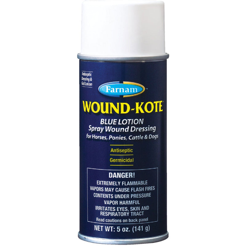 Farnam Wound-Kote 7 Oz. Blue Lotion Spray Wound Dressing