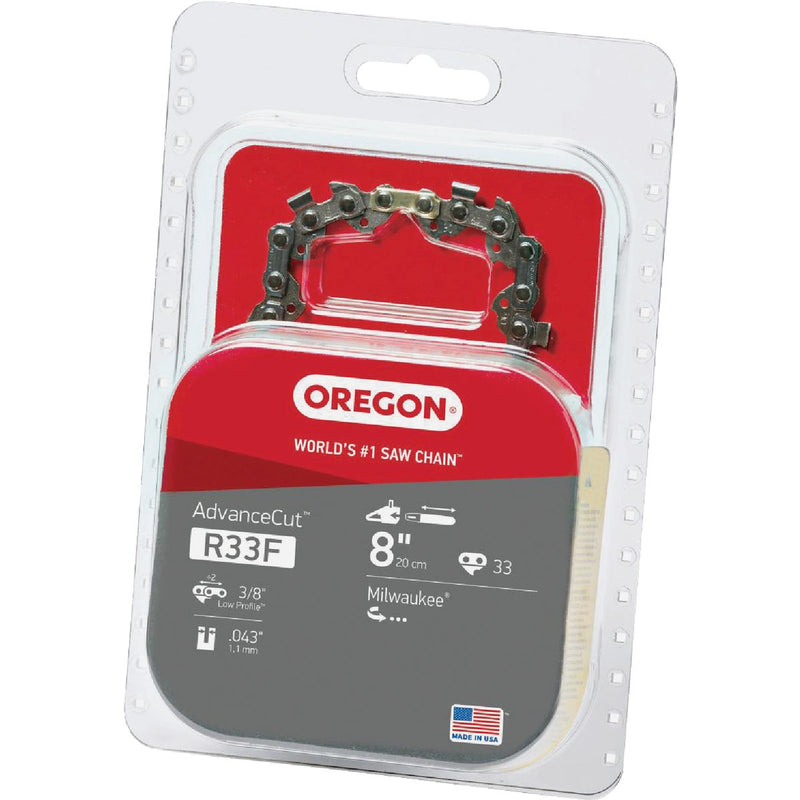 Oregon R33F Polesaw Chain for 8 in. Bar - 33 Drive Links - fits Milwaukee