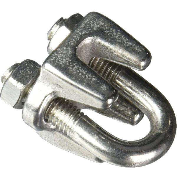 Campbell 3/16 In. Polished Stainless Steel Cable Clip