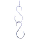 National Hardware 3-1/2 In. White Steel Extension Hook Kit