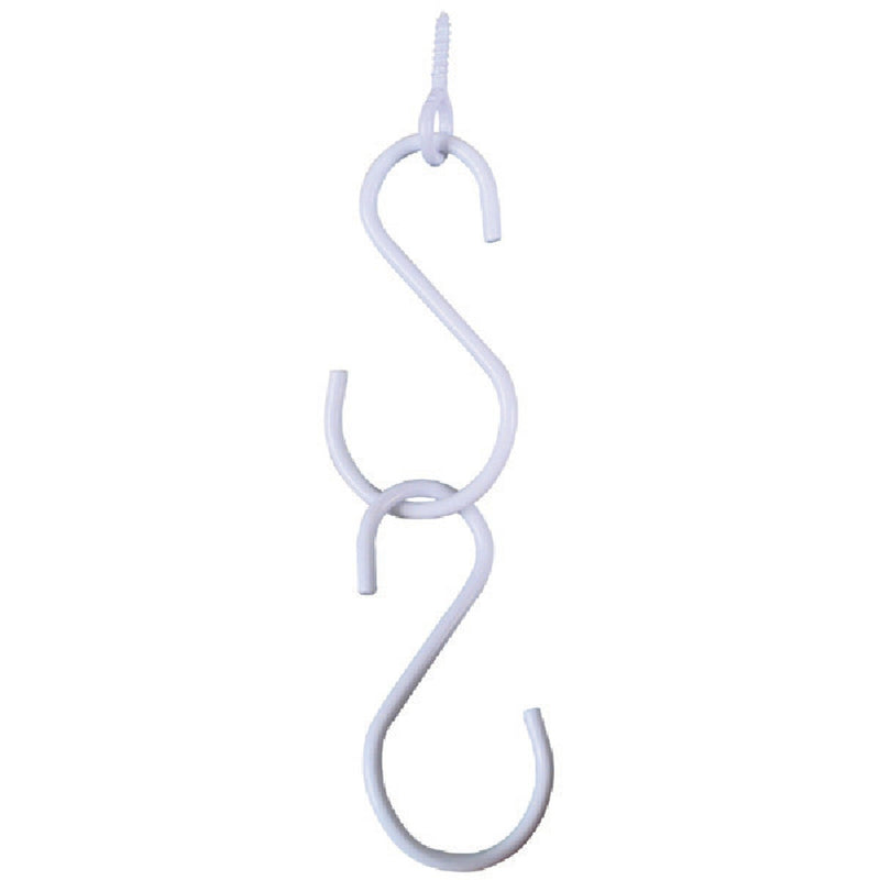 National Hardware 3-1/2 In. White Steel Extension Hook Kit