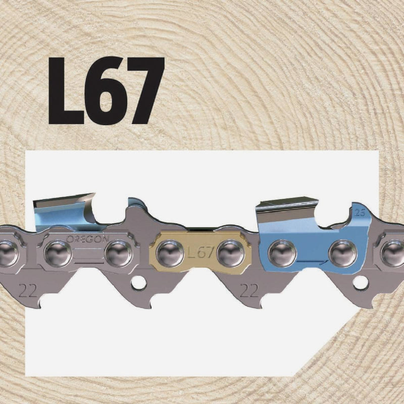 Oregon L67 ControlCut Saw Chain for 16 in. Bar - 67 Drive Links - fits Several Stihl models