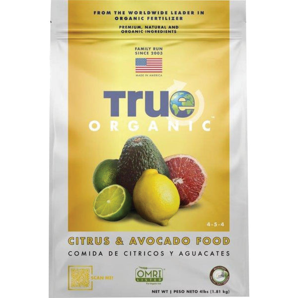 True Organic 4 Lb. 4-5-4 Citrus & Avocado Dry Plant Food
