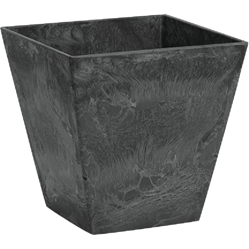 Novelty ArtStone Ella 10 In. W. x 9.75 In. H. x 10 In. L. Black Resin Planter