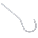 National 6 In. White Ceiling Hook
