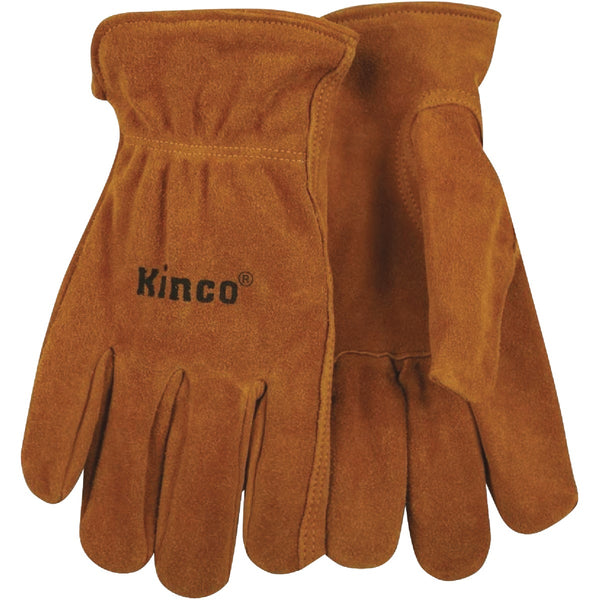 Kinco Men's XL Golden Full Suede Cowhide Work Glove