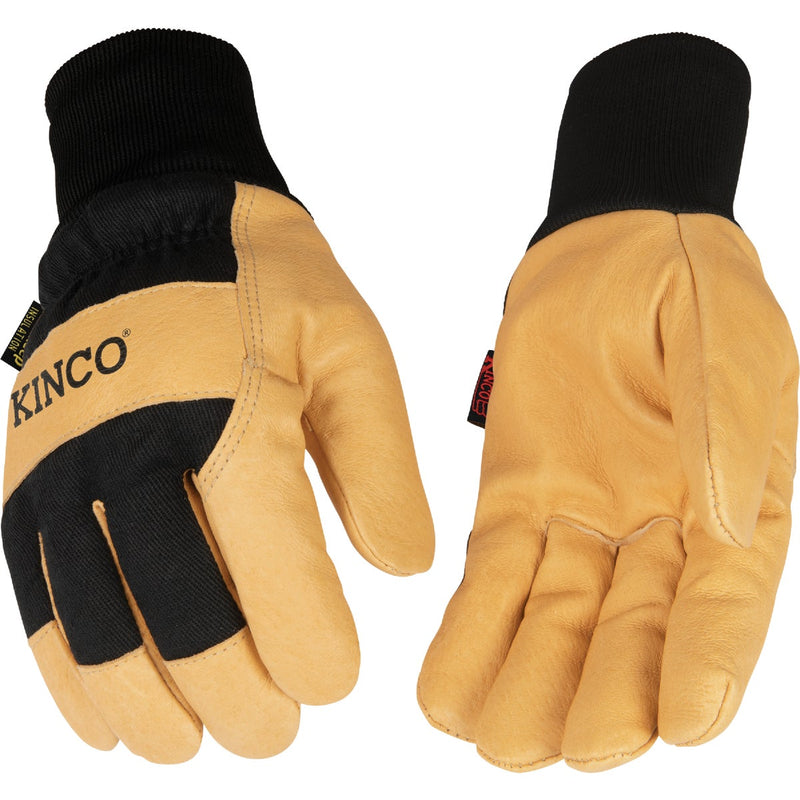 Kinco Men's Medium Pigskin Leather Palm Thermal Insulated Glove