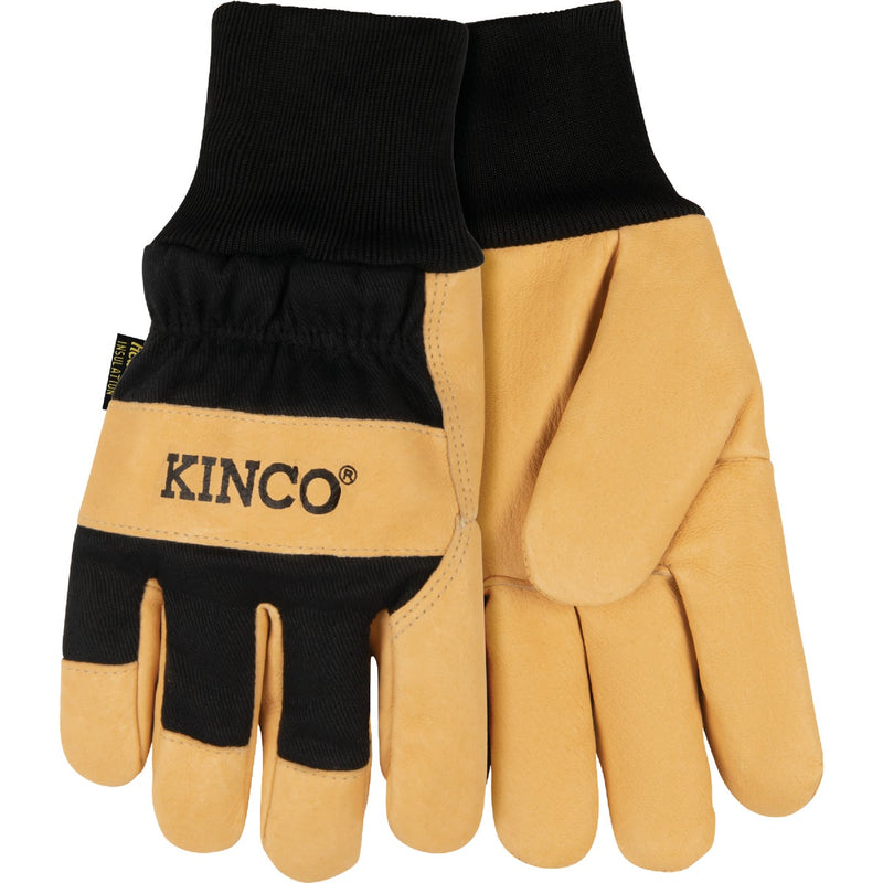 Kinco Men's Medium Pigskin Leather Palm Thermal Insulated Glove
