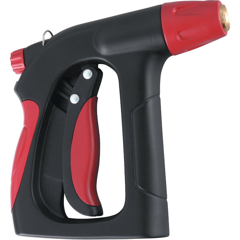 Best Garden Zinc Industrial Front Trigger Pistol Nozzle, Red & Black