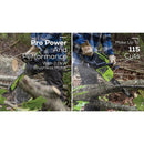 Greenworks 80V 16 In. 2kW Brushless Chainsaw with 4.0 Ah Battery & Charger
