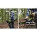 Greenworks 80V 16 In. 2kW Brushless Chainsaw with 4.0 Ah Battery & Charger