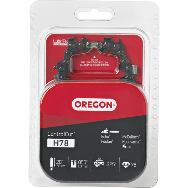 Oregon H78 ControlCut Saw Chain for 20 in. Bar - 78 Drive Links - fits Husqvarna, Jonsered and More