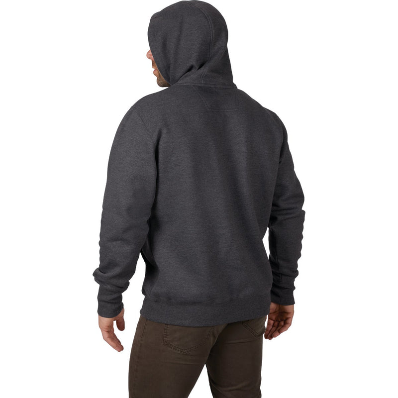 Milwaukee 2XL Gray Heavy-Duty Pullover Hooded Sweatshirt