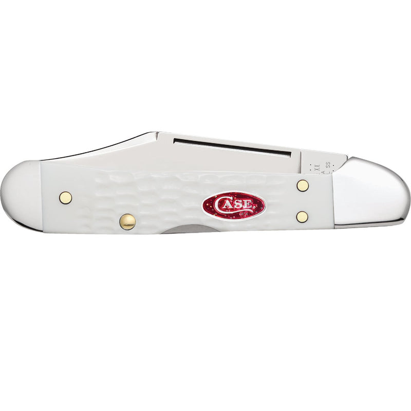 Case SparXX 2.72 In. Standard Jig White Synthetic Mini CopperLock Pocket Knife