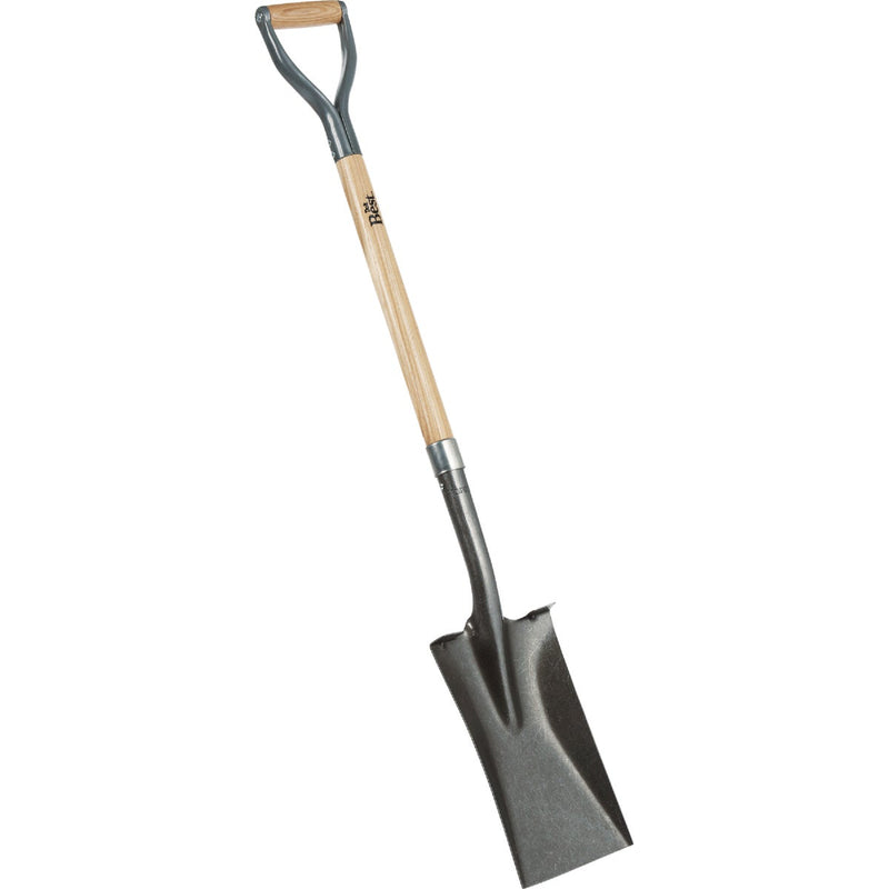 Do it Best 33 In. Wood D-Handle Square Point Garden Spade