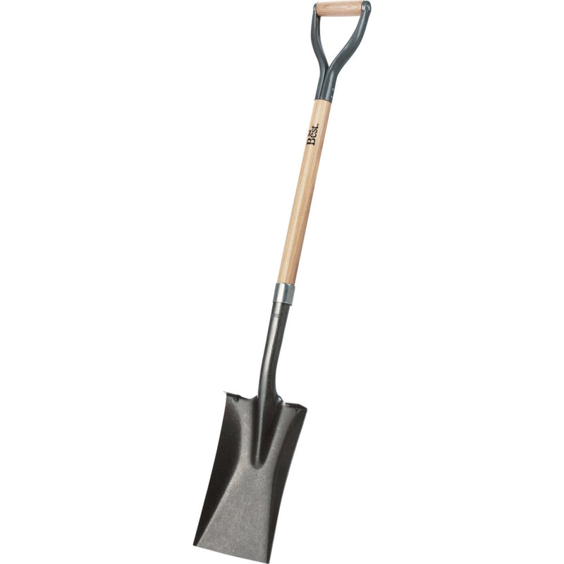 Do it Best 33 In. Wood D-Handle Square Point Garden Spade