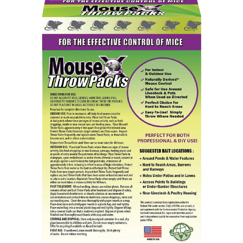 MouseX Pellet Throw Pack Mouse Killer (6-Pack)