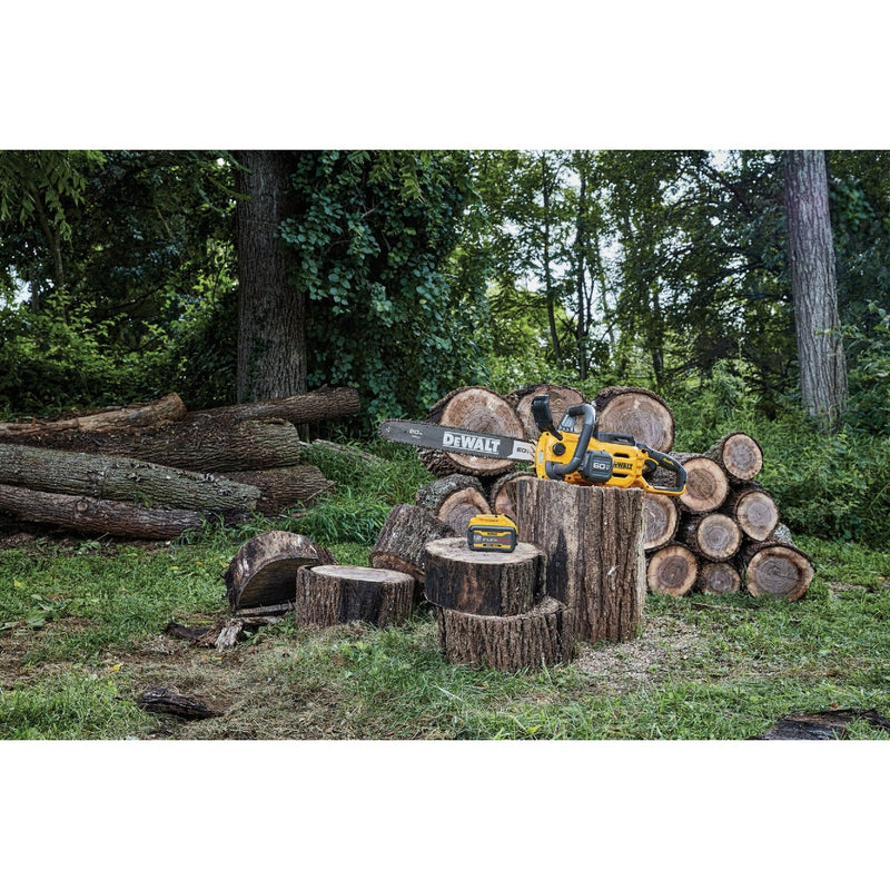 DEWALT FLEXVOLT 60V MAX Brushless 20 In. Cordless Chainsaw Kit with FLEXVOLT 4.0 Ah Battery & Charger