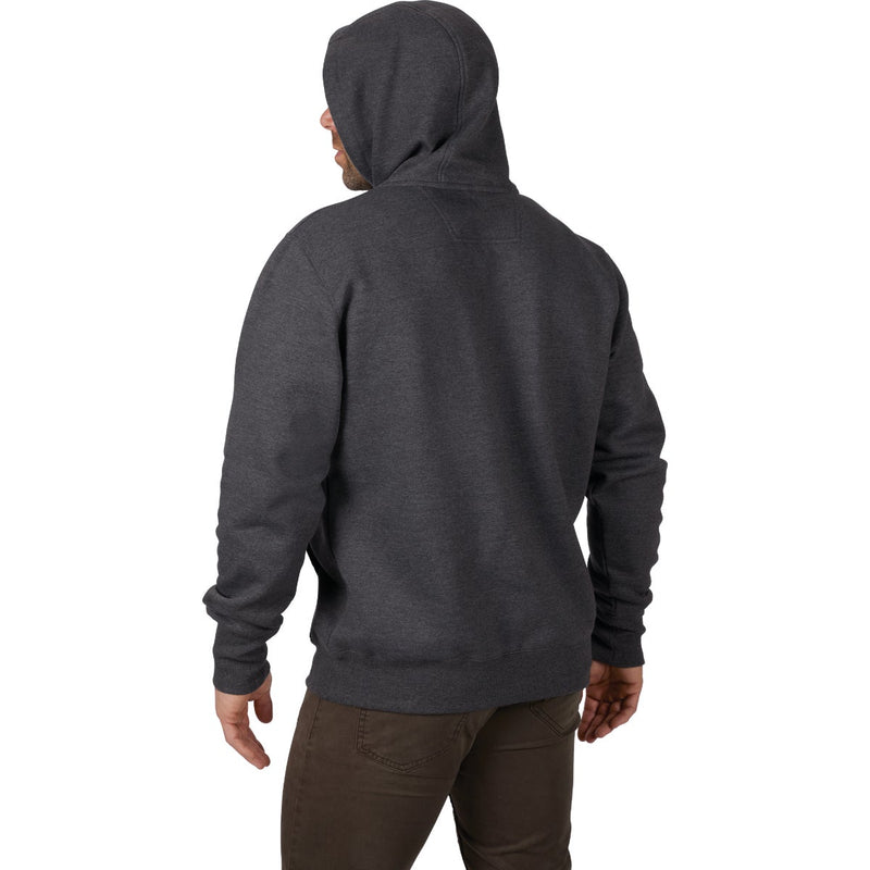 Milwaukee Large Gray Heavy-Duty Pullover Hooded Sweatshirt