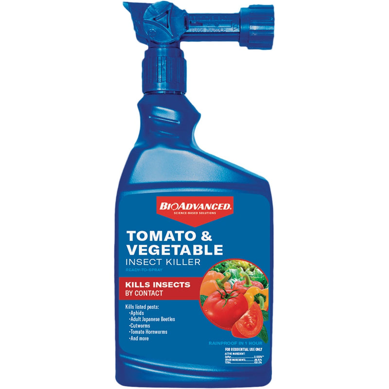 BioAdvanced 32 Oz. Ready To Spray Hose End Tomato & Vegetable Insect Killer