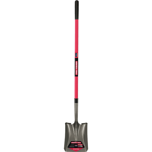 Tru Tough 47 In. Fiberglass Handle Square Point Shovel