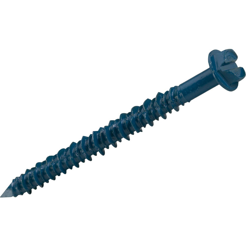 Hillman 1/4 In. x 3-1/4 In. Hex Washer Tapper Concrete Screw Anchor (100 Ct.)