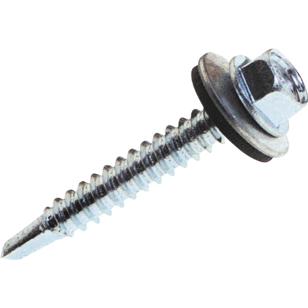 Grip-Rite #12 - #14 x 1 - 1/2 In. Metal to Metal Hex Washer Head Screw (1 Lb.)