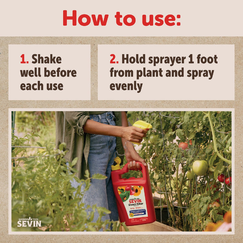 Garden Tech Sevin 1 Gal. Ready To Use Trigger Spray Insect Killer