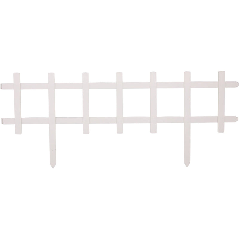 Master Mark 13.5 In. H x 33 In. L Plastic Decorative Border Fence