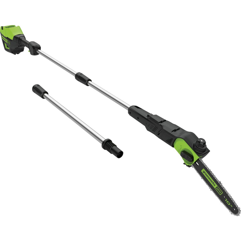 Greenworks 80V 10 In. Brushless Pole Saw with 2.0 Ah Battery & Charger