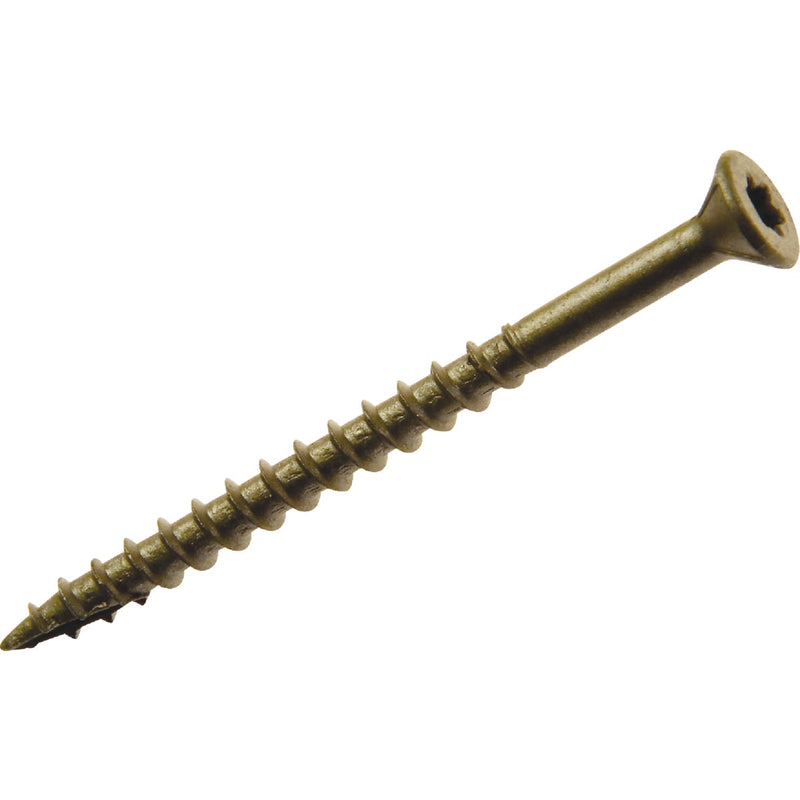 Do it #8 x 2 In. Gold Star Bugle-Head Wood Exterior Screw (1 Lb. Box)