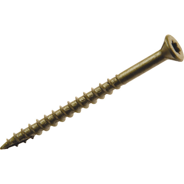 Do it #9 x 3 In. Gold Star Bugle-Head Wood Exterior Screw (1 Lb. Box)